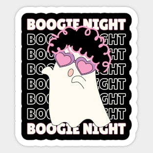 Boogie Night Cute Halloween For Women Sticker